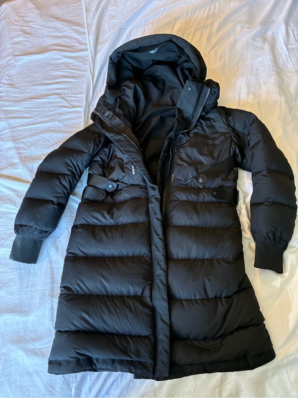 LULULEMON SNOW WARRIOR 3-IN-1 PARKA - BLACK Size 6